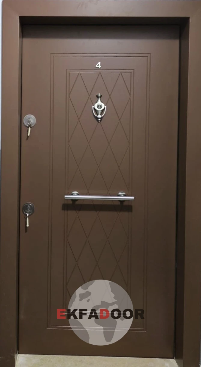 Ekonomik Çelik Kapılar E-0011 Modeli- EkfaDoor